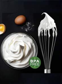 3 Packs Stainless Steel Whisk For Cooking, Thick Wire Wisk & Strong Handles, Egg Frother For Cooking, Blending, Whisking, Beating And Stirring - Multicolor - View 5