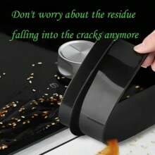 条状硅胶缝隙条厨房燃气灶顶部密封条黑色/白色21英寸炉灶缝隙盖防油防污硅胶条