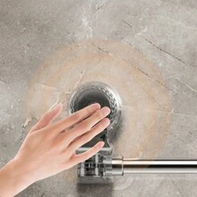 1 pezzo Portasciugamani a ventosa, Portasciugamani a ventosa rimovibile per doccia | Barra portasciugamani adesiva | Portasciugamani a ventosa | Barra portasciugamani per porta doccia, Mensola da parete con ventosa, Portasciugamani senza foratura per asciugamani bagnati/asciutti, Decorazione per il bagno di casa, Organizer per il bagno, Decorazione autunnale, Ritorno a scuola