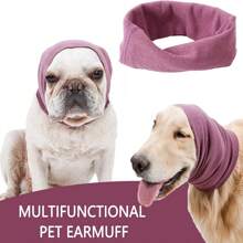 3-Piece Set Of Dog Ear Muffs, Noise Protection Cover, Hearing Pack, Ear Muffs, Winter Scarf