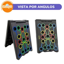 Shang's Tabla push ups para lagartijas tabla para lagartijas tablero para flexiones - Negro - Ver 6