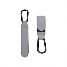 2 piezas de Clips multifuncionales y aleación de aluminio, Gancho para bicicleta eléctrica, motocicleta, cochecito, portátil y ajustable