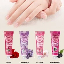 MISS FACTORX 24pcs/Set Plant Flower Scented Hand Cream Moisturizer, Mini Size Suitable For Dry Hands, Gift For Valentine's Day, Women's Birthday, Teacher Appreciation, Portable