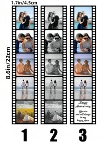 Personalisierter Foto-Streifen-Magnet. Benutzerdefinierter Memory Foto-Kabinen-Kühlschrankmagnet. Personalisiertes romantisches, Geburtstags-, Jahrestags-Geschenk für ihn oder sie. Valentinstag-Geschenk, Valentinstag, Geschenk für sie, Geschenk für ihn, Geschenk für Mama, Geschenk für Freunde, Wohndekoration, Dekoration, personalisiertes Geschenk, benutzerdefiniertes Geschenk, multifunktional, schimmelbeständig, dekorativ, wiederverwendbar, exquisit, stilvolle, hochwertige, niedliche, moderne, farbenfrohe, benutzerdefinierte, einzigartige, personalisierte, ideale Geschenke für ihn, ideale Geschenke für sie, sie, Freund, Freundin, Vater, Mutter, Familie, Freunde, Sohn, Tochter, Kinder, für Jahrestage, für Geburtstage, für Einweihung, für Abschluss, Küche, Esszimmer, Schlafzimmer, Büro, Wohnzimmer, Zuhause, Garten, Teeraum, brunch-bereit'