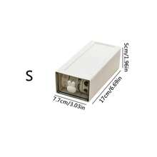 Rabbit Kawaii Desktop Organizer Office Transparent Drawer Student Desk Stationery And Sundry Storage Shelf Pen Holder Stationery