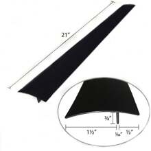 条状硅胶缝隙条厨房燃气灶顶部密封条黑色/白色21英寸炉灶缝隙盖防油防污硅胶条