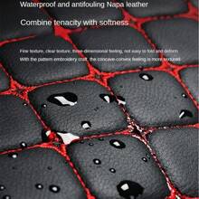 Car Seat Cover Napa Leather  Minimalism Seat Cushion Wear-Resistant And Durable, Four Seasons General