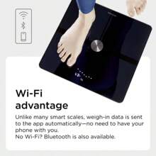 WITHINGS Body Smart Accurate Scale For Weight Fat Percentage Body Composition Scales Wi-Fi Bluetooth Weight Scale Apple Health  Fit Compatible Digital Batoom Scale - Black-BodySmart - View 4
