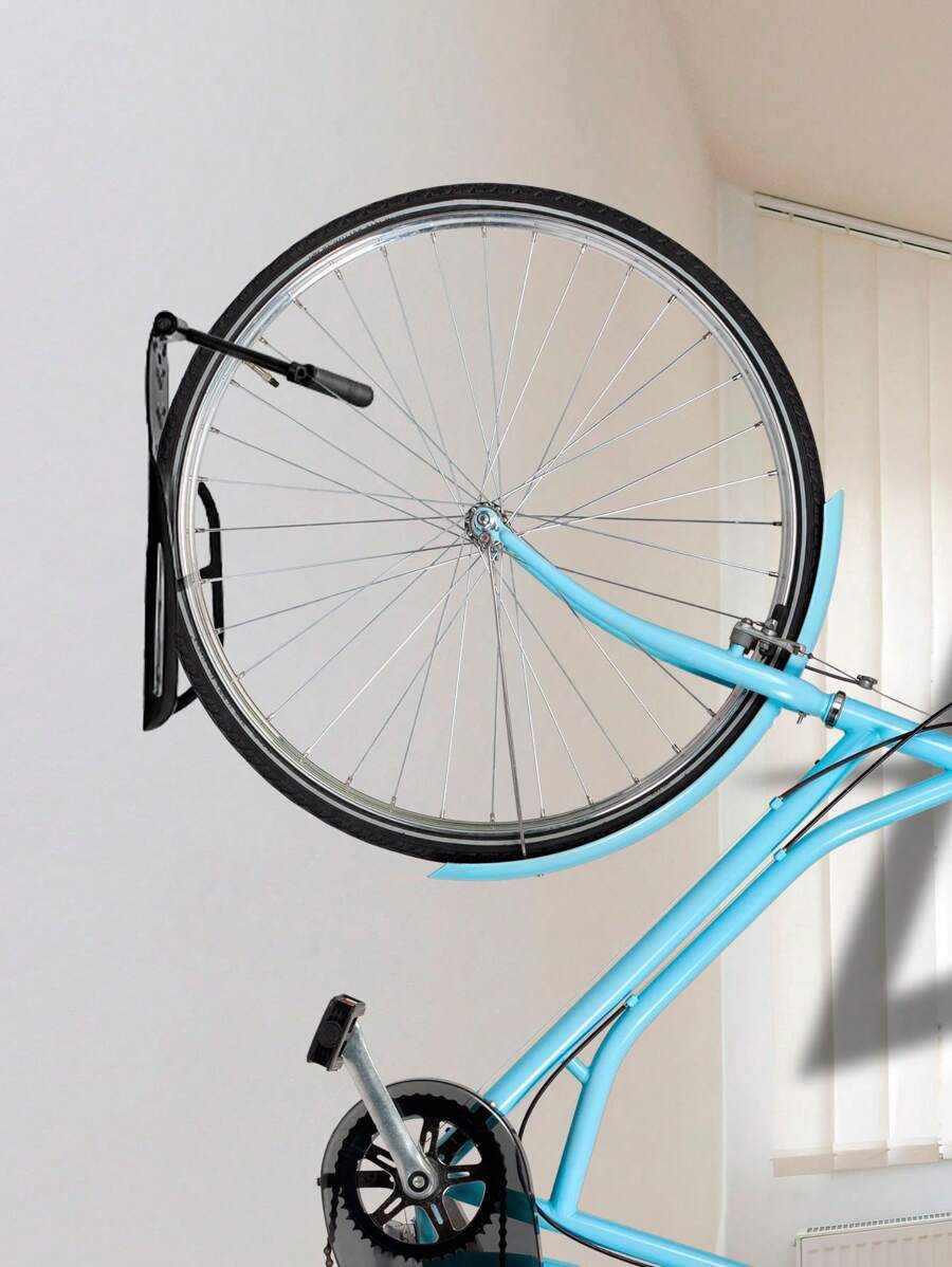 Soporte Metálico de Pared para Bicicleta con Acero Reforzado Soportes para Bicicletas Montados en la Pared, Soportes para Bicicletas en la Pared - Negro - Ver 1