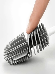 Poder de Limpeza de 360 Graus: 1 Peça Escova de Silicone para Xícaras para Remoção Fácil de Manchas de Chá, Cozinha, Banheiro, Casa, Suprimentos Domésticos - Multicolorido - Visão 4