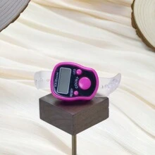 1个可复位液晶5位电子指环计数器，带数字显示，适用于运动、训练、穆斯林念珠和念珠手环计数器 - 彩色 - 查看 21