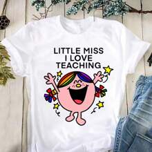 Little Miss I Love Teaching T-Shirt, Back To School Shirt, Teacher  Shirt, Cute Teacher Shirt, Teacher Appreciation, Gift For Teachers