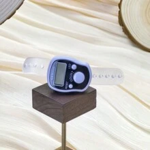 1个可复位液晶5位电子指环计数器，带数字显示，适用于运动、训练、穆斯林念珠和念珠手环计数器 - 彩色 - 查看 15
