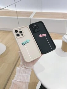 2pcs Cute Heart Graphic Matte Finish TPU Phone Cases, Compatible With IPhone 16/16 Plus/16 Pro/16 Pro Max, IPhone 15/15 Plus/15 Pro/15 Pro Max, IPhone 14/14 Plus/14 Pro/14 Pro Max, IPhone 13/13 Pro/13 Pro Max, IPhone 12/12 Pro/12 Pro Max, IPhone 11/11 Pro Max, IPhone X/XS/XR/XS Max - Multicolor - View 2