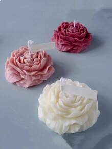 1pc Peony Flower Silicone Candle Mold DIY Handmade Mould