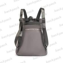 Large Women's Backpack With Anti-Theft Cover - Grey - View 2