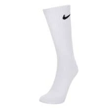 Nike 3pairs Men's And Women's Everyday Lightweight Crew Socks - Running, Workout, Basketball - Stylish Mid-Calf Socks - SX7676-100 - Black/White - View 4