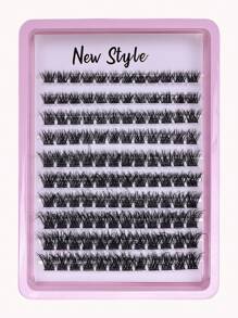 120 件 DIY 睫毛簇套装 - 10-16 毫米纤细 D 卷睫毛延长，沙龙级蓬松自然外观，可重复使用簇和单根睫毛 睫毛簇、睫毛簇、单根睫毛、睫毛、假睫毛 - D - 查看 6