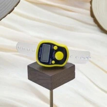 1个可复位液晶5位电子指环计数器，带数字显示，适用于运动、训练、穆斯林念珠和念珠手环计数器 - 彩色 - 查看 13