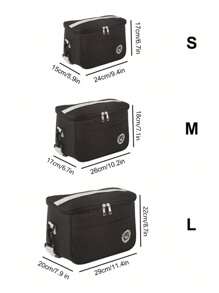 1 个保温午餐袋，可重复使用保温午餐袋防漏大号午餐盒冷藏手提袋，防水便携，适合在办公室、野餐或海滩派对携带，保持食物新鲜，返回学校