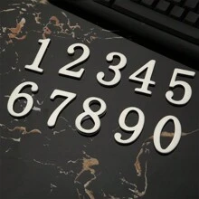 2.75 英寸和 2 英寸 0-9 青铜/银色金属自粘邮箱号码、地址号码，适用于公寓、房屋、房间、办公室、汽车、卡车、青铜镀层数字标志