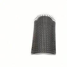 1pc Wall-Mounted Cat Self Groomer With Massage Comb Brush - Perfect For Kitten And Puppy Grooming And Relaxation