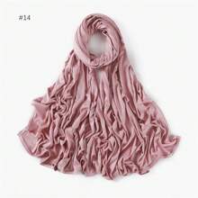 1 Piece Stretch Jersey Turban Stretchy Head Wrap Knit Headwraps Urban Hair Scarf Head Wrap Solid Color Ultra Soft Extra Long Breathable Head Band Tie For Women Casual - Multicolor - View 9