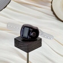 1个可复位液晶5位电子指环计数器，带数字显示，适用于运动、训练、穆斯林念珠和念珠手环计数器 - 彩色 - 查看 20