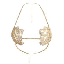 时尚夸张贝壳比基尼身体链配水钻，性感夜店派对必备 - 多色 - 查看 5