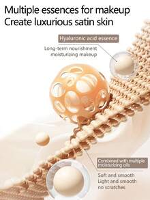 VEECCI Long-Lasting Concealer, Covers Spots And Pimples, Brightens Dark Areas, Tear Troughs And Smile Lines,Liquid Concealer, With Double-Ended Brush For Easy Blending