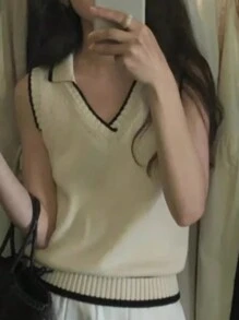 NEW Summer Soft And Cozy Knit Vest For Everyday Wear - Perfect For Layering - Multicolor - View 2