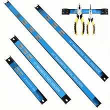 Magnetic Tool Holder - Multipurpose Metal Hand Tool Storage Organizer For Car Maintenance, Kitchen Utensils And Ironwork - Magnetic Strips For Home And Garage Organization - 35 cm (13.78 Inches) - View 8