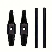 1/2 件套两用水管螺丝拆卸工具断裂螺栓拆卸管阀水龙头，轻松拆卸脱模螺丝和损坏的螺栓提取器，适用于损坏或断裂的螺丝，手动工具，园林工具，男士工具