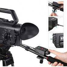 Zoom Controller For Video Camera Recording Remote With 2.5mm Cable Compatible  190P 150P 198P VX2000E Canon Panasonic - Black1 - View 2