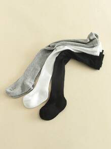 3 件装 女童打底裤 紧身裤 幼儿连裤袜 儿童长筒袜 - 彩色 - 查看 7