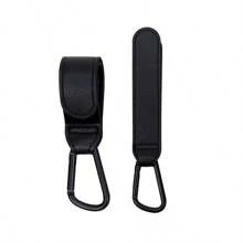 2 piezas de Clips multifuncionales y aleación de aluminio, Gancho para bicicleta eléctrica, motocicleta, cochecito, portátil y ajustable