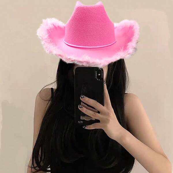 Chapéus de cowgirl/cowboy para adultos, acessório de fantasia perfeito para despedidas de solteira, chás de panela, aniversários