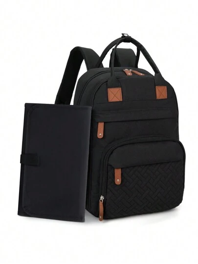 Diaper Bag Backpack With Changing Pad, Pacifier Case, Baby Bag For Boy Girl Toddler - Large, Stylish, Waterproof Travel Diaper Bag For Mom - Baby Shower Gift Christmas