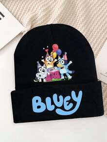 Bluey卡通针织帽，男女皆宜，可爱嘻哈风男女针织帽 - 彩色 - 查看 12