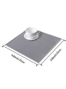 5/10/15 Paños de cocina, Juego de paños de limpieza de microfibra gris claro, Paños absorbentes y suaves para eliminar manchas para limpiar vidrio, mesa de cocina, ollas, tazones, grifos, campana extractora, limpiar el coche, cocina, baño, hogar, proveedor de artículos para el hogar - Gris Claro - Ver 7