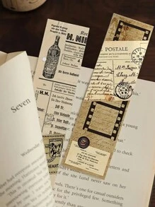 Customized Paper Bookmarks In 10/30/50/100 Pcs - Upload Image, Customize Bookmarks, Perfect Gift For Readers, Suitable For Valentine's Day, Christmas, Halloween, Adorable Design Back To School - Multicolor - View 4