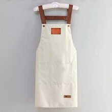 1 pièce Tablier anti-poussière personnalisé - Tablier sans manches nordique personnalisé pour la maison, la cuisine, le travail pour hommes et femmes. Tablier de cuisine pour essuyage des mains, tablier anti-poussière unisexe pour fête, mariage, fiançailles, cadeau familial