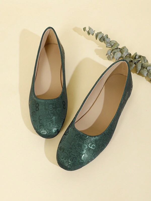 Women's Plus Size Fashion Flat Round Toe Casual Loafers