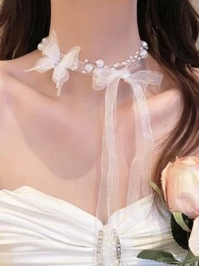 5码/包圆形珠链花环，亚克力珠链，适用于婚礼装饰、DIY首饰制作、窗帘制作、家居装饰花瓶房间装饰，多种颜色可选，易于搭配 - 彩色 - 查看 3