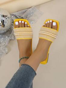 Women's Flat Sandals, Fashionable, High-End, Elegant, Comfortable, Easy To Wear, Ideal Choice For Ladies