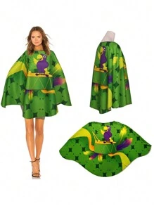 1 pezzo Set di mantello e abito da carnevale, costume per adulti e bambini, abito da festa e esibizione sul palco - Multicolore - Visualizzare 6