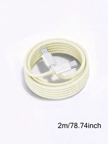 Cable USB C a USB C para carga rápida de 60W, cable trenzado multicolor de 6.6ft/3.3ft, compatible con Iphone 15/15 Pro/15 Pro Max/15 Plus, IPad Pro/Air5, Galaxy S22/S21/S20 Ultra y Macbook