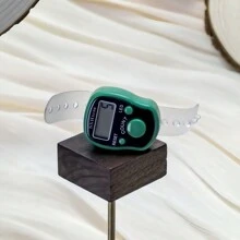1个可复位液晶5位电子指环计数器，带数字显示，适用于运动、训练、穆斯林念珠和念珠手环计数器 - 彩色 - 查看 6