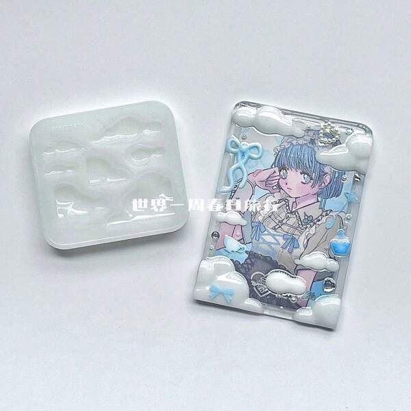 Cloud Jewelry Casting Molds, Resin Pouring Molds, Silicone Molds Accessories, Resin Liquid Molds, Resin Keychain Silicone Molds