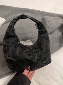 Fashionable Casual Versatile Solid Color Minimalist Shoulder Bag